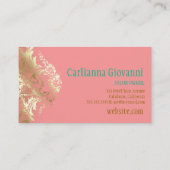 311 Boho Sol Peach Spa, Salon of Boutique Visitekaartje (Achterkant)