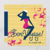 311-Bombshell Silhouette Nautical Bluer Lingerie Kaart (Voorkant / Achterkant)