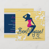 311 Bombshell Silhouette Nautical BlueTheme Kaart (Voorkant / Achterkant)