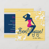 311-Bombshell Silhouette Nautical Theme Kaart (Voorkant / Achterkant)