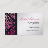 311-Bombshell Silhouette Zebra - Luxurieroze Visitekaartje (Achterkant)