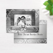 311-Bow-licious Kerstmis Pas getrouwd Hang label Visitekaartjes (Bureau)