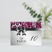 311 Bowlicious Hot-Pink tapekaart Briefkaart (Staand voorkant)