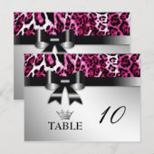 311 Bowlicious Hot-Pink tapekaart Briefkaart (Voorkant / Achterkant)