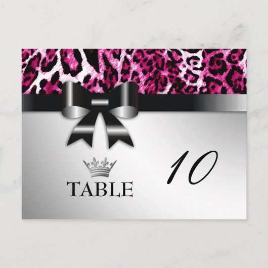 311 Bowlicious Hot-Pink tapekaart Briefkaart (Voorkant)
