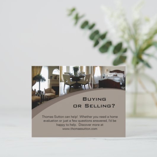 311 Briefkaarten van onroerend goed Interior 3 (Staand voorkant)