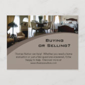 311 Briefkaarten van onroerend goed Interior 3 (Voorkant)