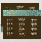 311 Brochure Ladonna Damask Aqua Topaz (Voorkant / Achterkant)