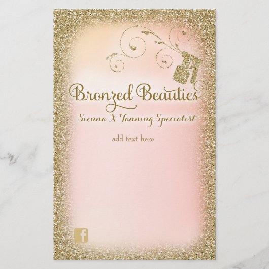 311 Bronzed Beauties Glitter Spray Flyer (Voorkant)
