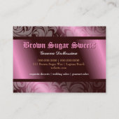 311-bruine suikerriet visitekaartje (Achterkant)