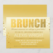 311 Brunch omdat Mimosa Oranje Ombre Kaart (Voorkant / Achterkant)