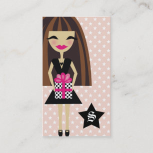 311-BRUNETTE/STAR/GIFT VISITEKAARTJE