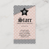 311-BRUNETTE/STAR/GIFT VISITEKAARTJE (Achterkant)