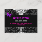 311 Butterfly Beauty Anchor Paars Pink Visitekaartje (Achterkant)