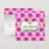 311 Cadeaubon Ciao Bella Pink Tuft (Voorkant / Achterkant)