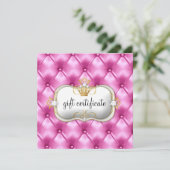 311 Cadeaubon Ciao Bella Pink Tuft (Staand voorkant)