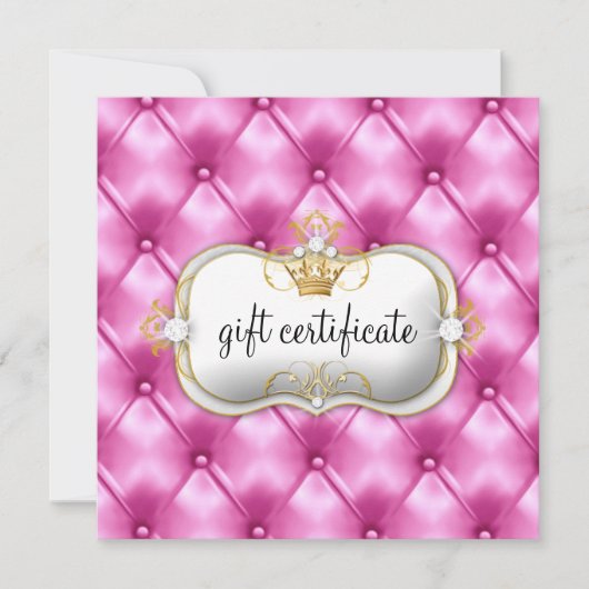 311 Cadeaubon Ciao Bella Pink Tuft (Voorkant)
