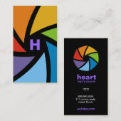 311-CAMERA READY | COLORFUL PAARS VISITEKAARTJE (Voorkant / Achterkant)