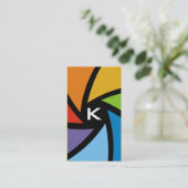 311-CAMERA READY | COLORFUL VISITEKAARTJE (Staand voorkant)