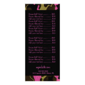 311 Camo Star Pink Reclamekaart (Achterkant)