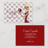 311 Candie Cupcake Blond Bob Red Visitekaartje (Voorkant / Achterkant)