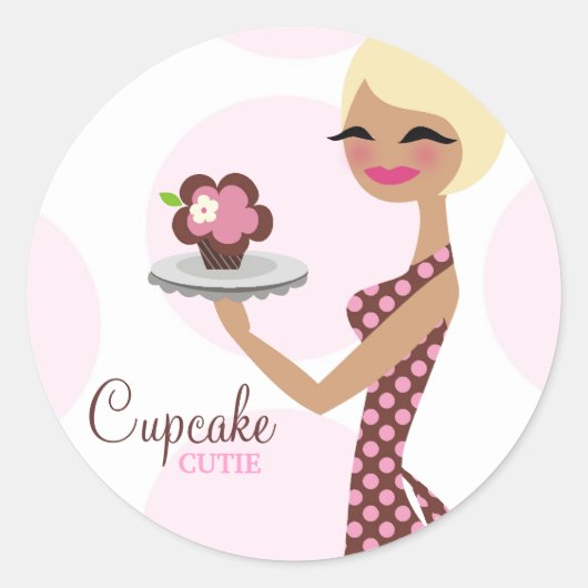 311-Candie de Cupcake Cutie Sticker (Voorkant)
