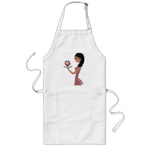 311-Candie the Cupcake Cutie Apron Lang Schort