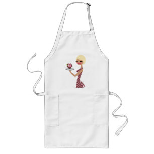 311-Candie the Cupcake Cutie Apron Lang Schort