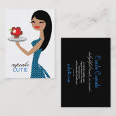 311 Candie the Cupcake Cutie Blue Black Straight Visitekaartje (Voorkant / Achterkant)
