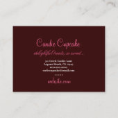 311 Candie the Cupcake Cutie Visitekaartje (Achterkant)