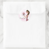 311 Carlie de Cupcake Cutie Brunette Sticker (Tas)