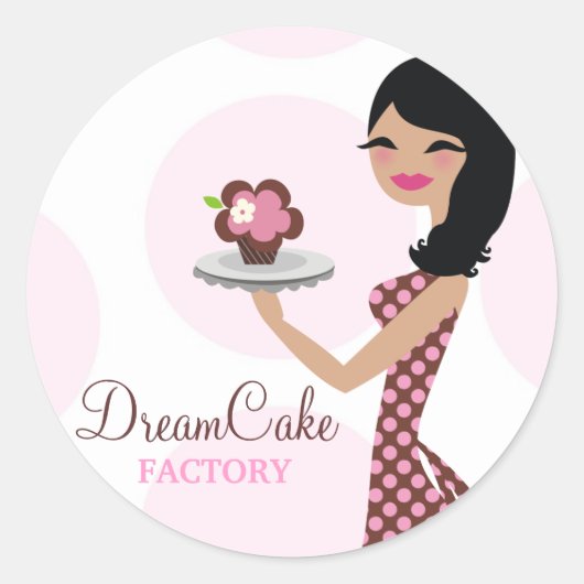 311 Carlie de Cupcake Cutie Sticker (Voorkant)