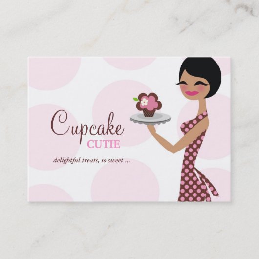 311 Carlie the Cupcake Cutie Chubby Visitekaartje (Voorkant)