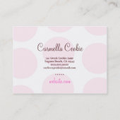 311 Carmella the Cookie Cutie 2 Lighter Visitekaartje (Achterkant)