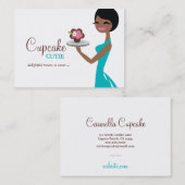 311 Carmella the Cupcake Cutie Gift Box Blue Visitekaartje (Voorkant / Achterkant)