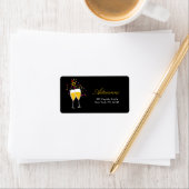 311-Champagne Toast Adresetiketten Etiket (Insitu)