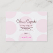 311 Cherrie the Cupcake Cutie Chubby Visitekaartje (Achterkant)