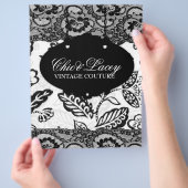311 Chic en Lacey in zwart-wit Flyer (Hand)