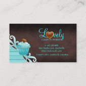 311 Chocoladekoekblauw van bakkerij, bruin Visitekaartje (Achterkant)