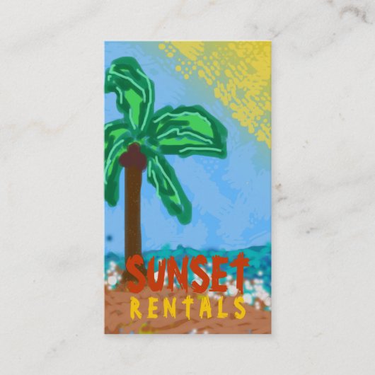 311-CHRISTY'S BEACH | SINAASAPPEL VISITEKAARTJE (Voorkant)