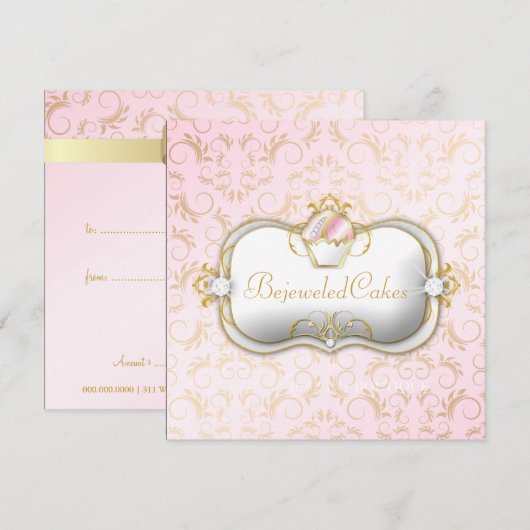 311 Ciao Bella Bejeweled Cakes | Cadeaubon (Voorkant / Achterkant)