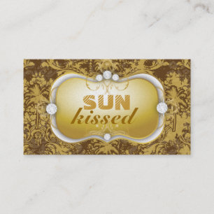 311 Ciao Bella Brown Palm  metaal Visitekaartje