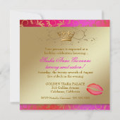 311 Ciao Bella Golden Cherry Cake Kiss Kaart (Achterkant)