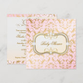 311 Ciao Bella Golden Cream Divine Pink Baby Kaart (Voorkant / Achterkant)