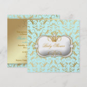 311 Ciao Bella Golden Divine Blue Baby shower Kaart (Voorkant / Achterkant)