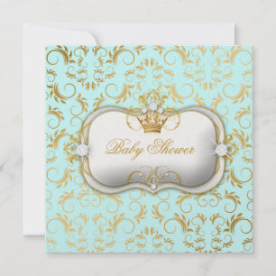 311 Ciao Bella Golden Divine Blue Baby shower Kaart
