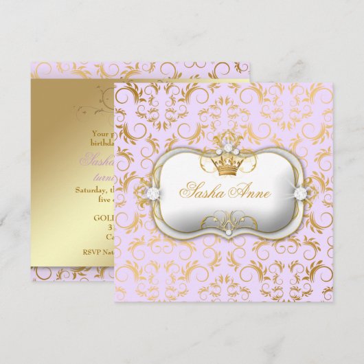 311 Ciao Bella Golden Divine Lila Kaart (Voorkant / Achterkant)