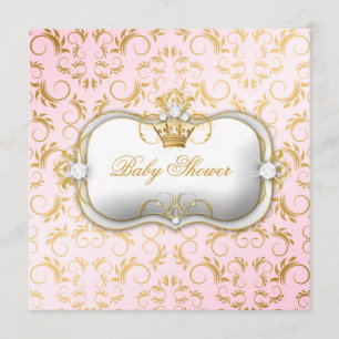 311 Ciao Bella Golden Divine Pink Baby shower Kaart
