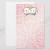 311 Ciao Bella Golden Divine Pink Briefpapier (Voorkant / Achterkant)
