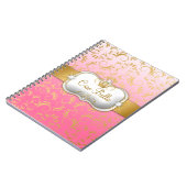 311 Ciao Bella Golden Divine Pink Fade Notitieboek (Linkerzijde)